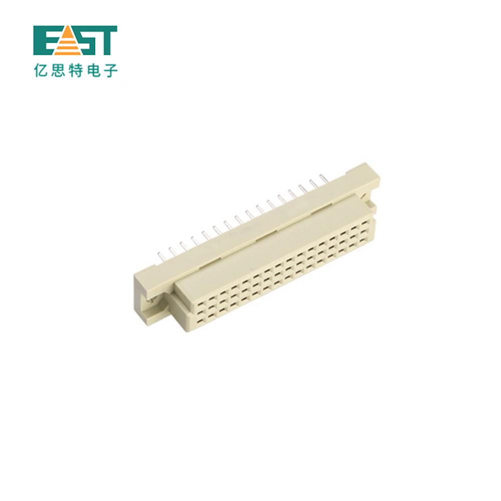 Euro socket double AC female straight pin ET332AC-2.54-FFiber Optic Adapter ST