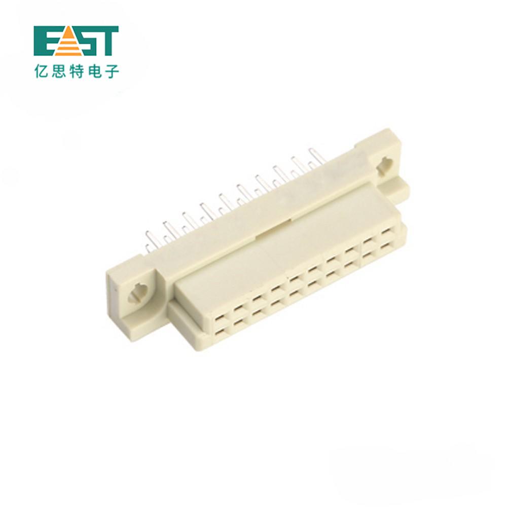 Euro socket double AB female straight pin ET220AB-2.54-FFiber Optic Adapter ST