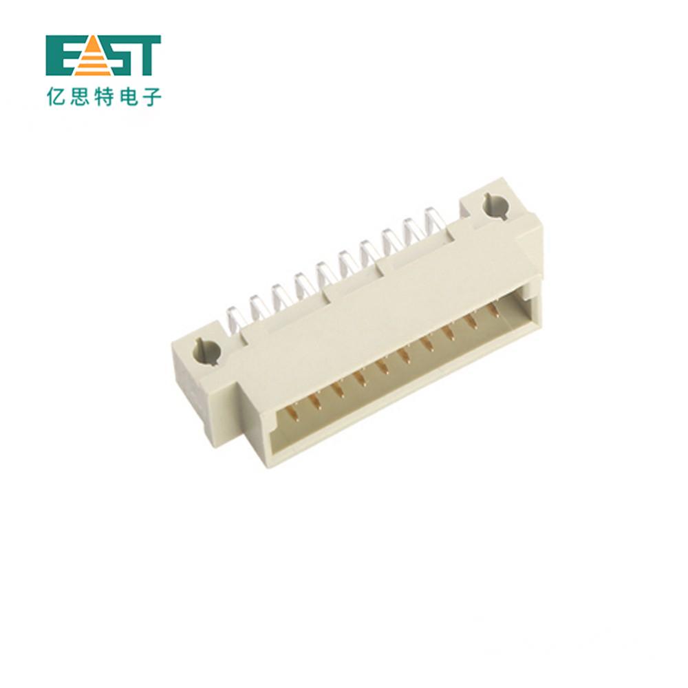 European style socket double AB male bent pin ET220AB-2.54-MRA