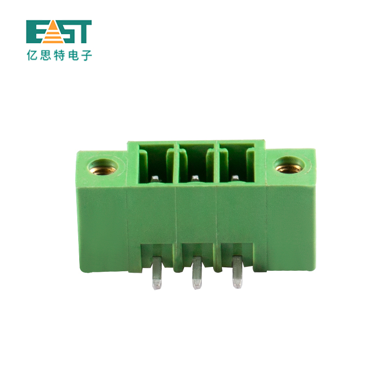 MX15EDGRM-3.5 3.81 Pluggbale terminal block right angle with mount 