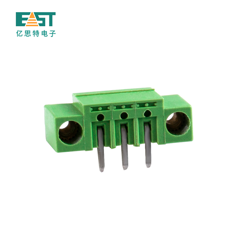 MX15EDGRM-3.5 3.81 Pluggbale terminal block right angle with mount 