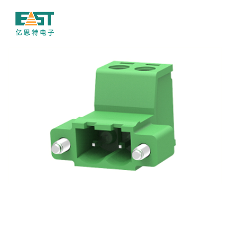 MX2EDGKRM-5.0 5.08 Plug-in terminal block right angle with mount