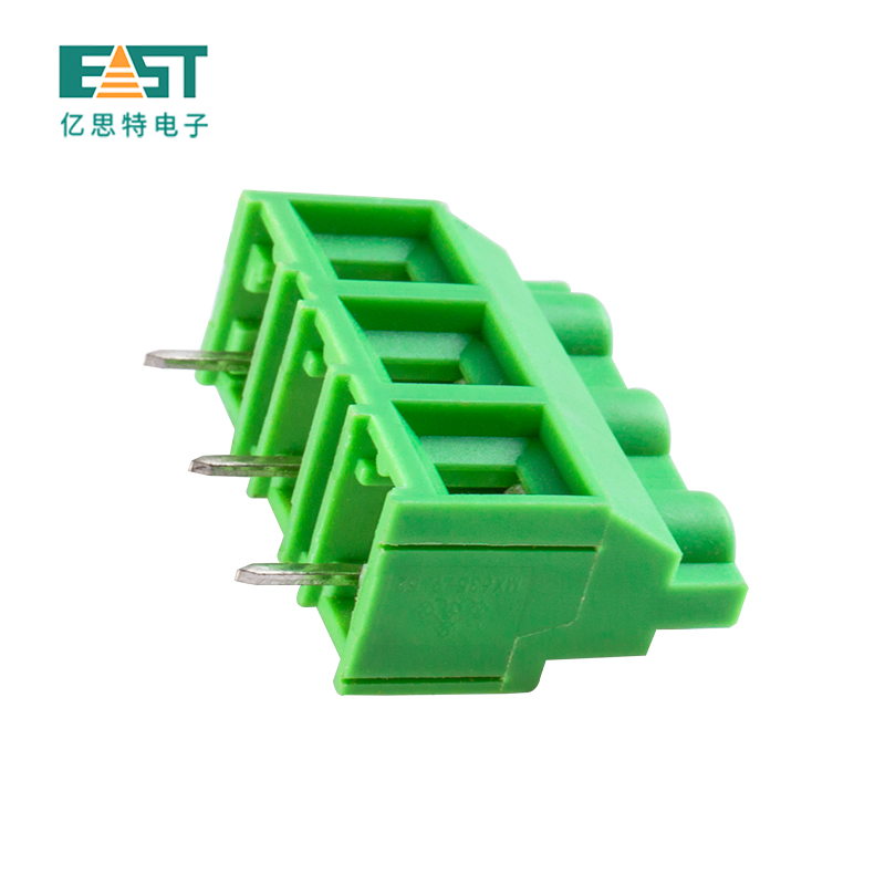 MX635-6.35 Euro terminal block brass flast crew nickle plated