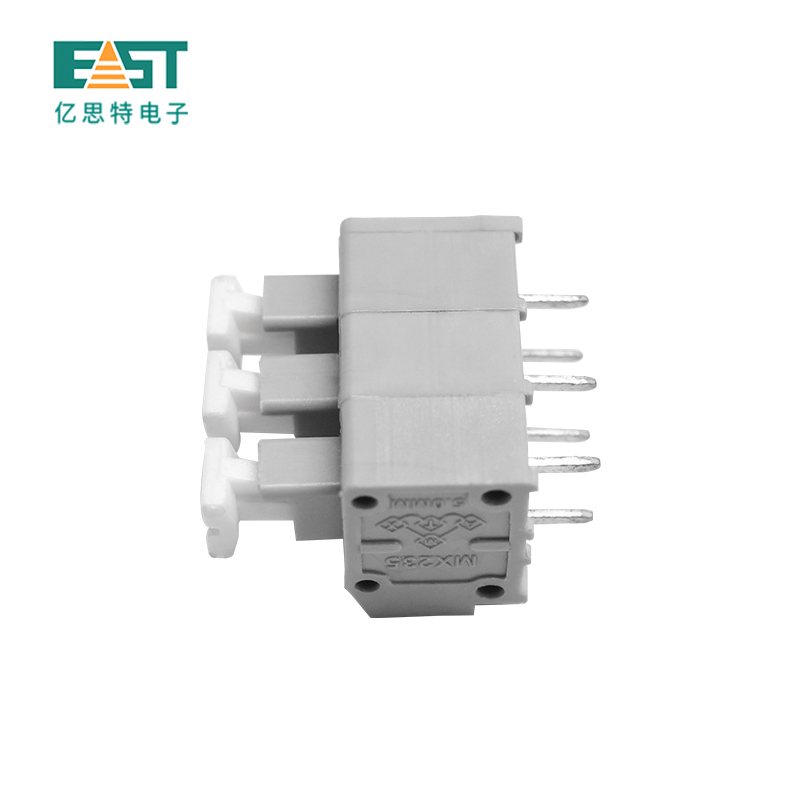 MX235-5.00 Screwless terminal block gray color