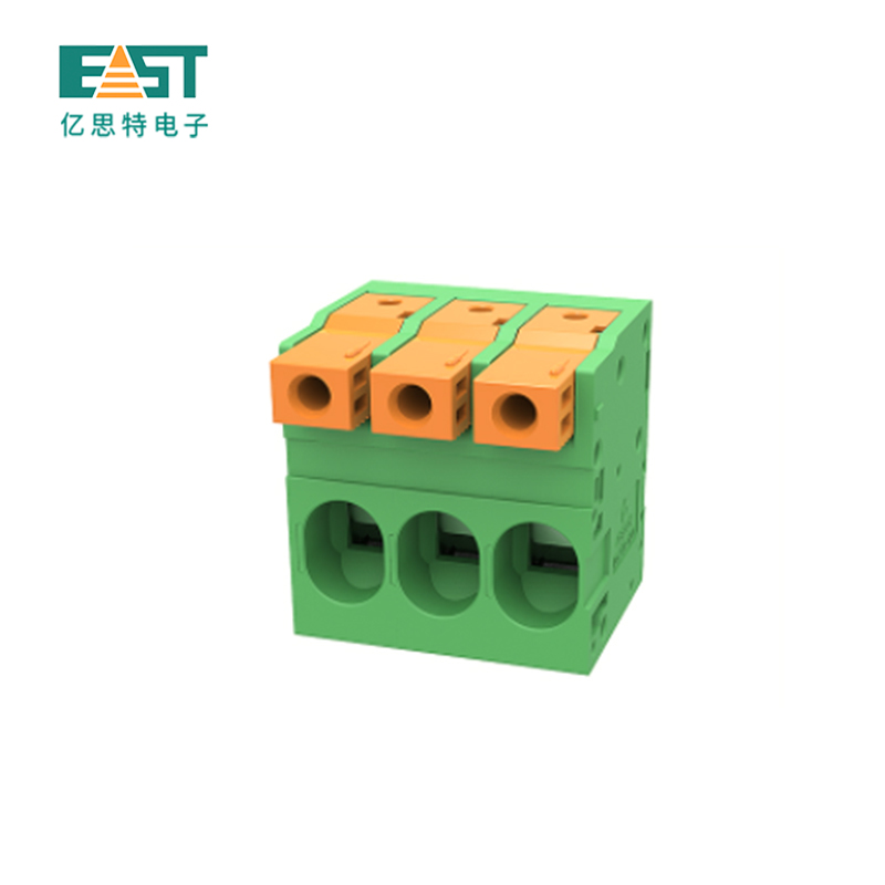 MX270-5.00 Spring terminal block green orange color