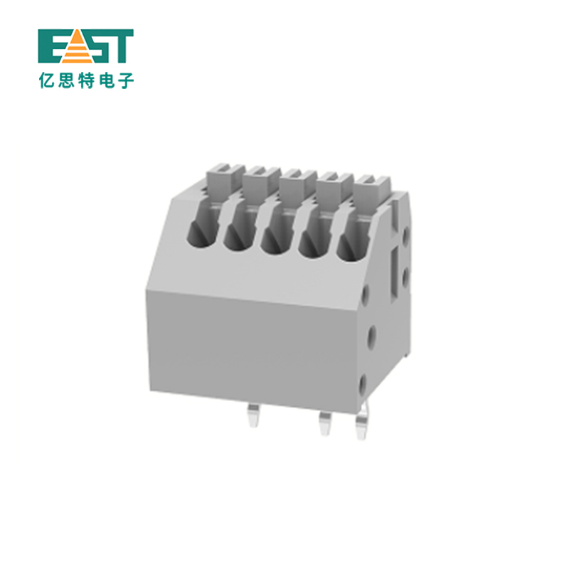 MX250B-2.50 Screwless terminal block gray color pitch 2.50