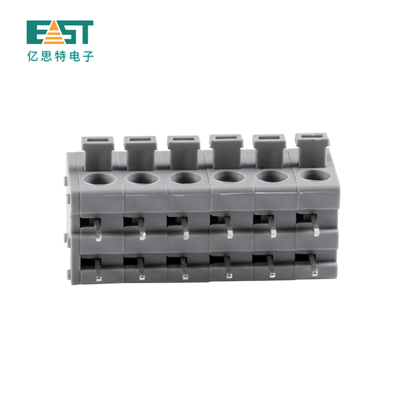 MX211R-5.00 Spring terminal block dual row right angle