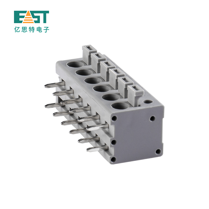 MX211R-5.00 Spring terminal block dual row right angle