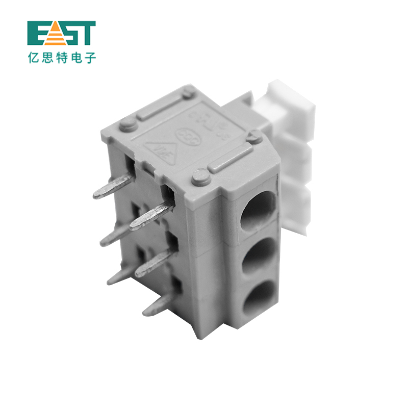 MX235-5.00 Screwless terminal block gray color