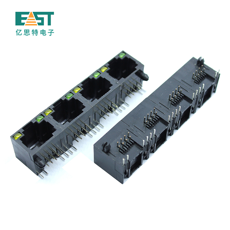 5JA-1X4-8P8C LED Non-screen