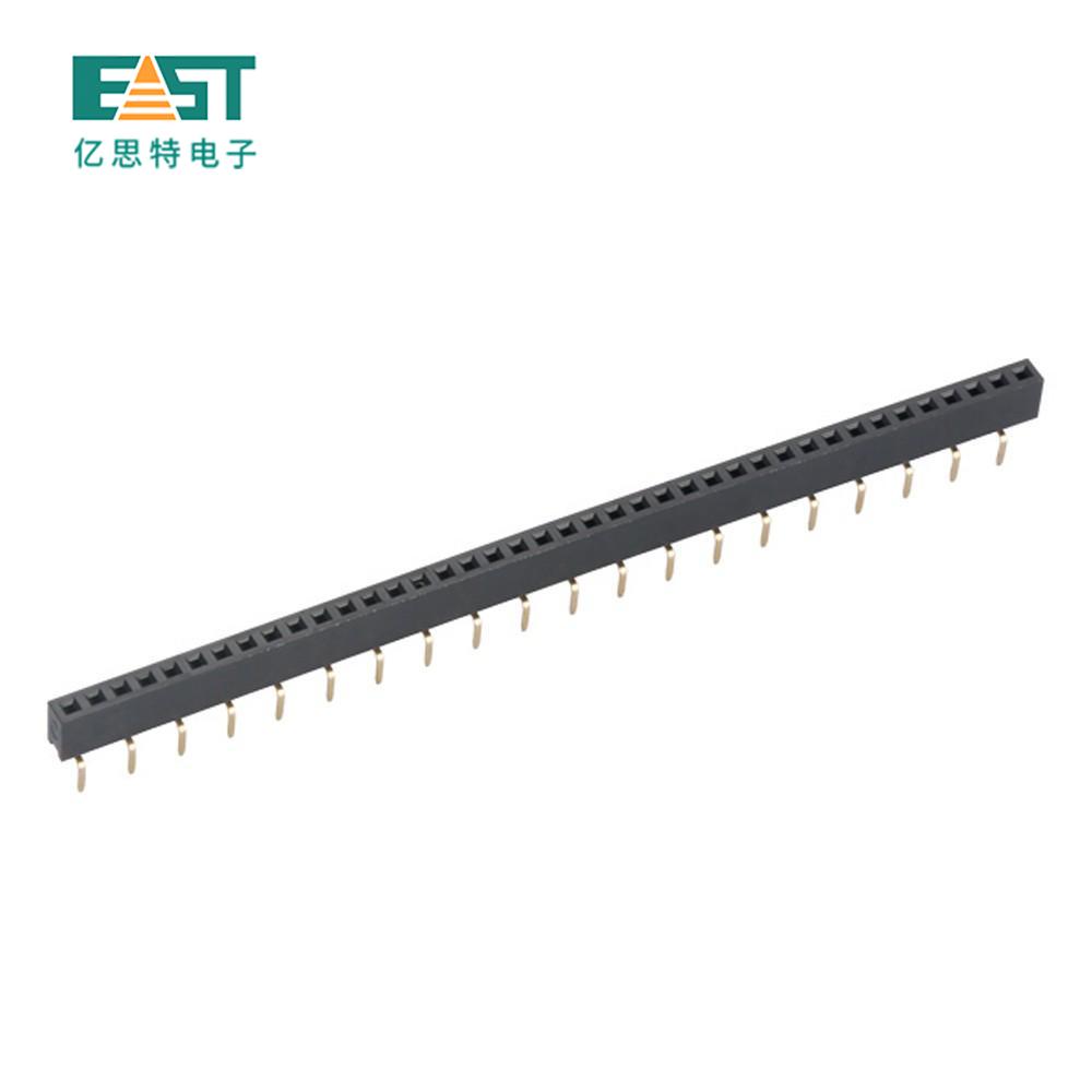 FHSS-2.54-XXP-U female header single row single plastic U type